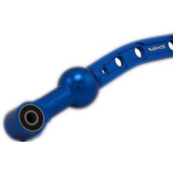 VMS Racing Dual Bend SHORT THROW SHIFTER in BLUE CNC Aluminum Metal for Honda Civic (88-00) and Del Sol (93-97) EK EK4 EK9 EM1 EF EF9 EG EG6 EJ1 D15 D16 B16 B18 JDM 88 89 90 91 92 93 94 95 96 97 98 99 00 1988 1989 1990 1991 1992 1993 1994 1995 1996 1997 1