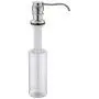 GICASA Built In Deck Mount Liquid Lotion Kitchen Countertop Metal Soap Dispenser, Brushed Nickel Brass Dispenser Pump with 320ml Bottle