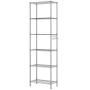 Himimi 6-Tier Wire Shelving Unit, Free Standing Shelf, Metal Storage Shelves, Heavy Duty Organizer Rack for Garage, Kitchen, Living Room, Bathroom, 21.26L x 11.42W x 62.99H, Silver