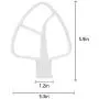 AMI PARTS K45B Coated Flat Beater Compatible with Mixer W10672617 9708470 AMI PARTS K45B Coated Flat Beater Compatible with Mixer W10672617 9708470
