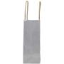 PTP BAGS Hi Ho Silver 5'' x 3'' x 8'' Tote Bags [Pack of 250] Recyclable Metallic Kraft Paper Gift Bags