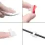 Akstore 100 PCS Adhesive Cable Clips Self-Adhesive Wire Clips Cable Wire Management Wire Cable Holder Clamps Cable Tie Holder for Car, Office and Home (White) Akstore 100 PCS Adhesive Cable Clips Self-Adhesive Wire Clips Cable Wire Management Wire Cable Holder Clamps Cable Tie Holder for Car, Office and Home (White)
