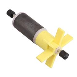 Submersible Pump Rotor Impeller with Shaft and Bearing Replacement Magnetic Filter Yellow 15.5mm