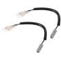 Senyar Turn Signal Wiring Adapter, 7.5in Turn Signal Wire Plugs Wiring Adapter Connector Plastic Metal Motorcycle Parts Replacement Fit for YZF‑R6 YZF‑R1 FZ6 FZ10