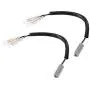 Senyar Turn Signal Wiring Adapter, 7.5in Turn Signal Wire Plugs Wiring Adapter Connector Plastic Metal Motorcycle Parts Replacement Fit for YZF‑R6 YZF‑R1 FZ6 FZ10