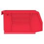 Akro-Mils 30210 AkroBins Plastic Storage Bin Hanging Stacking Containers, (5-Inch x 4-Inch x 3-Inch), Red, (24-Pack)