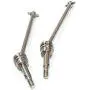 Hong TTH - Parts & Accessories PX9200-28 2Pcs RC Car Universal Drive Shaft Metal Siamese Universal Axle for PX9200 1:12 High Speed Off Road RC Spear Parts