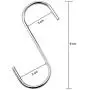 30 Pack ESFUN 3.5 inch Metal S Hooks Steel S Hooks Plants Hanging Hangers for Kitchen Pans Pots Bags Purse Jeans Jewelry Towels 30 Pack ESFUN 3.5 inch Metal S Hooks Steel S Hooks Plants Hanging Hangers for Kitchen Pans Pots Bags Purse Jeans Jewelry Towels