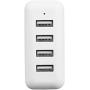 Amazon Basics 40W 4-Port Multi USB Wall Charger, White