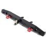 RCLions Metal Rear Bumper with Lights/Shackles/Trailer Hitch for TRX4,SCX10-ii 90046 1/10 RC Crawler Car