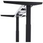 ApexDesk Elite Series 71'' W Electric Height Adjustable Standing Desk (Memory Controller, 71'' Black Top, Black Frame)