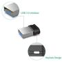 TOPESEL 64GB USB 3.0 Flash Drive Thumb Drive USB Drive Memory Stick Data Storage Jump Drive with Lanyard Black