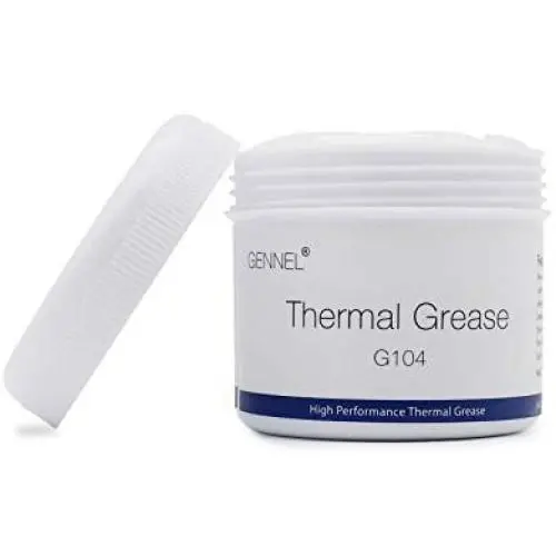 GENNEL 150g White Thermal Conductive Paste, Thermal Grease CPU Heatsink Compound for Processor/PS4/Laptop GENNEL 150g White Thermal Conductive Paste, Thermal Grease CPU Heatsink Compound for Processor/PS4/Laptop