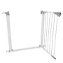 Metal Baby Gate Pet Gate 27-32 Inch Extra Wide Pressure Mounted Dog Gate for Stairs & Doorways Baby Gate with Door Walk Through Easy Step NO Need Tools NO Drilling, Adjustable Size (Metal Gate) Metal Baby Gate Pet Gate 27-32 Inch Extra Wide Pressure Mounted Dog Gate for Stairs & Doorways Baby Gate with Door Walk Through Easy Step NO Need Tools NO Drilling, Adjustable Size (Metal Gate)