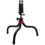 Acuvar 12'' Inch Flexible Camera Tripod with Wrapable Disc Legs & Quick Release Plate + Universal Smartphone Mount + Wireless Remote Control for All Smartphones