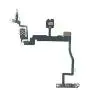 Power Button Flex Cable for iPhone 11- On/Off Keyboard and Flash Light Ribbon with Metal Bracket Holder Replacement Part