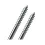 Ceiling Hooks Cup Hook Fine Metal Screw in Hanger for Indoor and Outdoor Use 20 Pieces 2.4 Inches