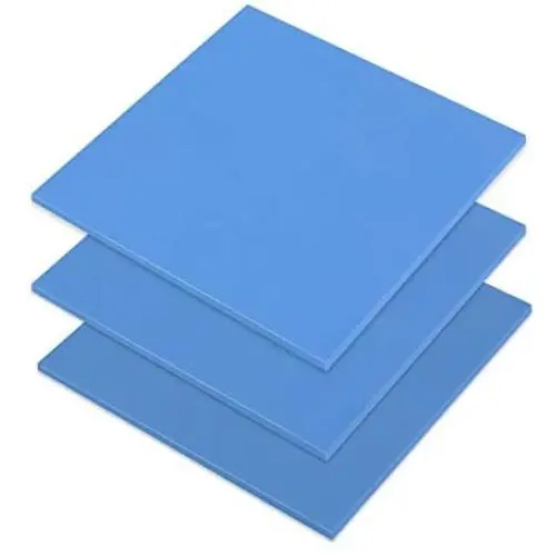 Smalloo 3Pcs 100x100x1mm Soft Silicone Thermal Conductive Pads Heatsink IC Chipset Northbridge for SSD/CPU/GPU/LED/IC/Raspberry Pi/Chipset Cooling
