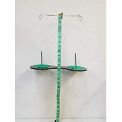 2 Cone and Spool Stand Thread Holder with Sturdy Metal Base, for Industrial Sewing Machines