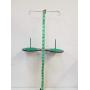 2 Cone and Spool Stand Thread Holder with Sturdy Metal Base, for Industrial Sewing Machines