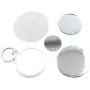 Mirror Keychain 58mm 2-1/4'' Supplies 100sets for Pro Maker Machine Commerciadiy Mirror Keychain 58mm 2-1/4'' Supplies 100sets for Pro Maker Machine Commerciadiy