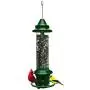 Squirrel Buster Plus Squirrel-proof Bird Feeder w/Cardinal Ring and 6 Feeding Ports, 5.1-pound Seed Capacity, Adjustable, Pole-mountable (POLE ADAPTOR SOLD SEPARATELY), Green Squirrel Buster Plus Squirrel-proof Bird Feeder w/Cardinal Ring and 6 Feeding Ports, 5.1-pound Seed Capacity, Adjustable, Pole-mountable (POLE ADAPTOR SOLD SEPARATELY), Green