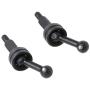 YU-NIYUT 4pcs Metal CVD Universal Joint Shaft Transmission for 1/28 Wltoys K969 K979 K989 K999 P929 P939 RC Car Upgrade Parts