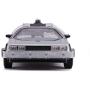 Back to The Future Part II 1:24 Time Machine Die-cast Car Light Up Feature, Toys for Kids and Adults