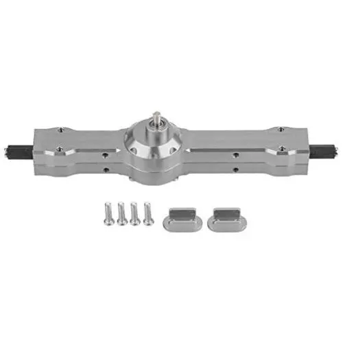 Dilwe RC Gear Box , Aluminium Alloy Rear Gear Axle Box for WPL 1/16 Military Truck RC Car Upgraded Part(Titanium Gray) Dilwe RC Gear Box , Aluminium Alloy Rear Gear Axle Box for WPL 1/16 Military Truck RC Car Upgraded Part(Titanium Gray)