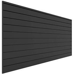 Proslat 88105 Heavy Duty PVC Slatwall Garage Organizer, 8-Feet by 4-Feet Section, Charcoal