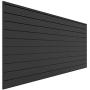 Proslat 88105 Heavy Duty PVC Slatwall Garage Organizer, 8-Feet by 4-Feet Section, Charcoal