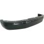 New Front Bumper Face Bar With License Plate Holes + Upper Cover Textured For 2003 - 2020 Chevrolet Express / GMC Savanna Direct Replacement 22890548 22872781