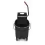 Rubbermaid Commercial WaveBrake 2.0 35 QT Side-Press Mop Bucket and Wringer, Black (1863896) Rubbermaid Commercial WaveBrake 2.0 35 QT Side-Press Mop Bucket and Wringer, Black (1863896)