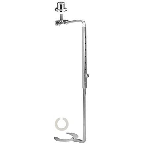 Lamp Shade Harp Bracket 6-10 inch Adjustable Holder Support and 3/8 inch Standard Saddle/E12/E26 Light Base UNO Fitter Adapter Converter Finial Set Parts, Tall 6 7 8 9 10 inch for Spider Shade