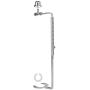 Lamp Shade Harp Bracket 6-10 inch Adjustable Holder Support and 3/8 inch Standard Saddle/E12/E26 Light Base UNO Fitter Adapter Converter Finial Set Parts, Tall 6 7 8 9 10 inch for Spider Shade