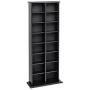 Prepac Double Media (DVD,CD,Games) Storage Tower, Black
