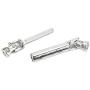 RC Drive Shaft, RC Crawler Car Metal Transmission Drive Shaft Fits for WPL 1/16 Mini Military Truck( Silver)