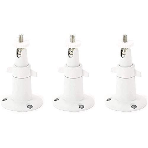 Wasserstein Adjustable Metal Wall Mount Compatible with Blink Outdoor and Blink XT2/XT Camera (3-Pack, White)