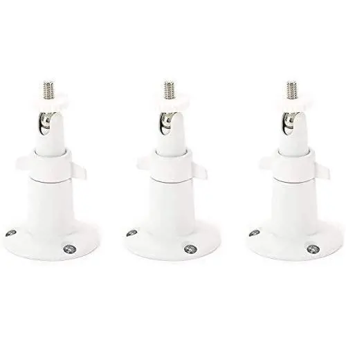 Wasserstein Adjustable Metal Wall Mount Compatible with Blink Outdoor and Blink XT2/XT Camera (3-Pack, White)