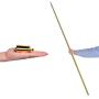 Doowops Metal Appearing Canes Magic Wands for Professional Magician Stage Close-up Magic Trick Magic Accessories (59'' Golden)