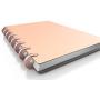 Discagenda Aluminum Disc-Binding Discs 24mm 0.94in 8 Piece Set Rose Gold