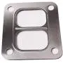 Turbo Turbocharger T4 Flange Stainless Metal Gasket Twin scroll Divided Turbine Housing 2 PACK