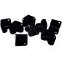 MIYAKO USA 8 Pack - 1.5'' Cabinets Speaker Corners Protector Black Squared Metal for Front of PA/DJ (21-812)