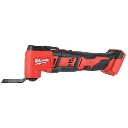 Milwaukee 2626-20 M18 18V Lithium Ion Cordless 18,000 OPM Orbiting Multi Tool with Woodcutting Blades and Sanding Pad with Sheets Included (Battery Not Included, Power Tool Only)