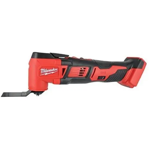 Milwaukee 2626-20 M18 18V Lithium Ion Cordless 18,000 OPM Orbiting Multi Tool with Woodcutting Blades and Sanding Pad with Sheets Included (Battery Not Included, Power Tool Only) Milwaukee 2626-20 M18 18V Lithium Ion Cordless 18,000 OPM Orbiting Multi Tool with Woodcutting Blades and Sanding Pad with Sheets Included (Battery Not Included, Power Tool Only)