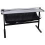 United RT51S 51'' Rotary Paper Trimmer with Stand and Fabric Catch Tray, 10 Sheet Capacity, Office and Craft