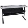 United RT51S 51'' Rotary Paper Trimmer with Stand and Fabric Catch Tray, 10 Sheet Capacity, Office and Craft