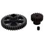 ZYCST Metal Diff Main Gear 38T & Motor Pinion Gear 17T for RC 1/18 WLtoys A949 A959 A969 A979 K929 RC Car Buggy Upgrade Parts