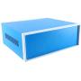 YaeCCC Electronic Enclosures Blue Metal Enclosure Project Case DIY Box Junction Case Enclosure Preventive Case (12.2'' x 11.2'' x 4.3'') YaeCCC Electronic Enclosures Blue Metal Enclosure Project Case DIY Box Junction Case Enclosure Preventive Case (12.2'' x 11.2'' x 4.3'')
