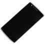 LCD Display Compatible with Oneplus One 1+ A0001 Touch Screen Digitizer Assembly Replacement Parts + Install Tools (Black+Middle Frame)
